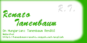 renato tanenbaum business card